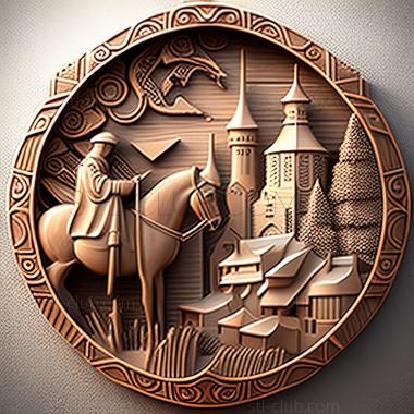 3D мадэль Кашин в России (STL)